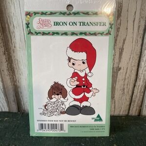 Precious Moments Little Santa #473 Iron On Transfer Spectrix Multi-Craft NIP‎